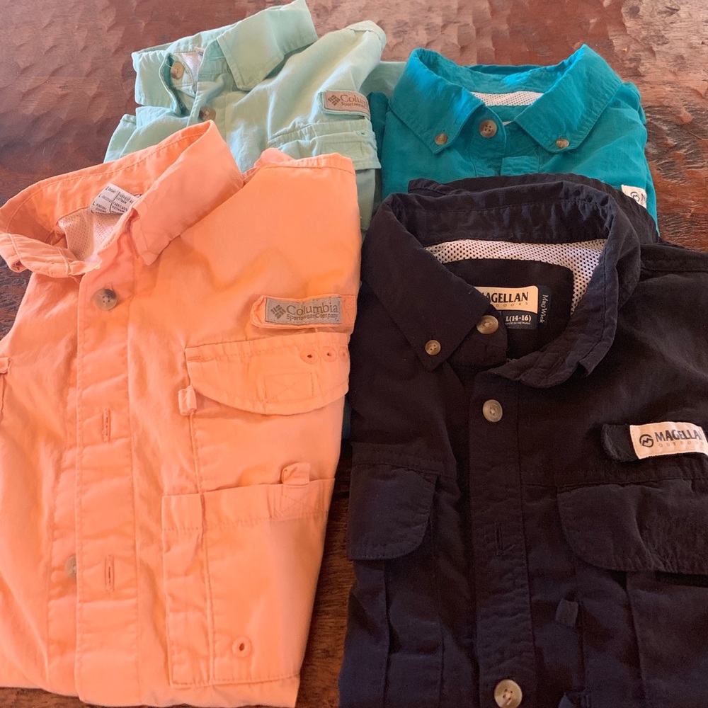 Boys fishing shirts bundle